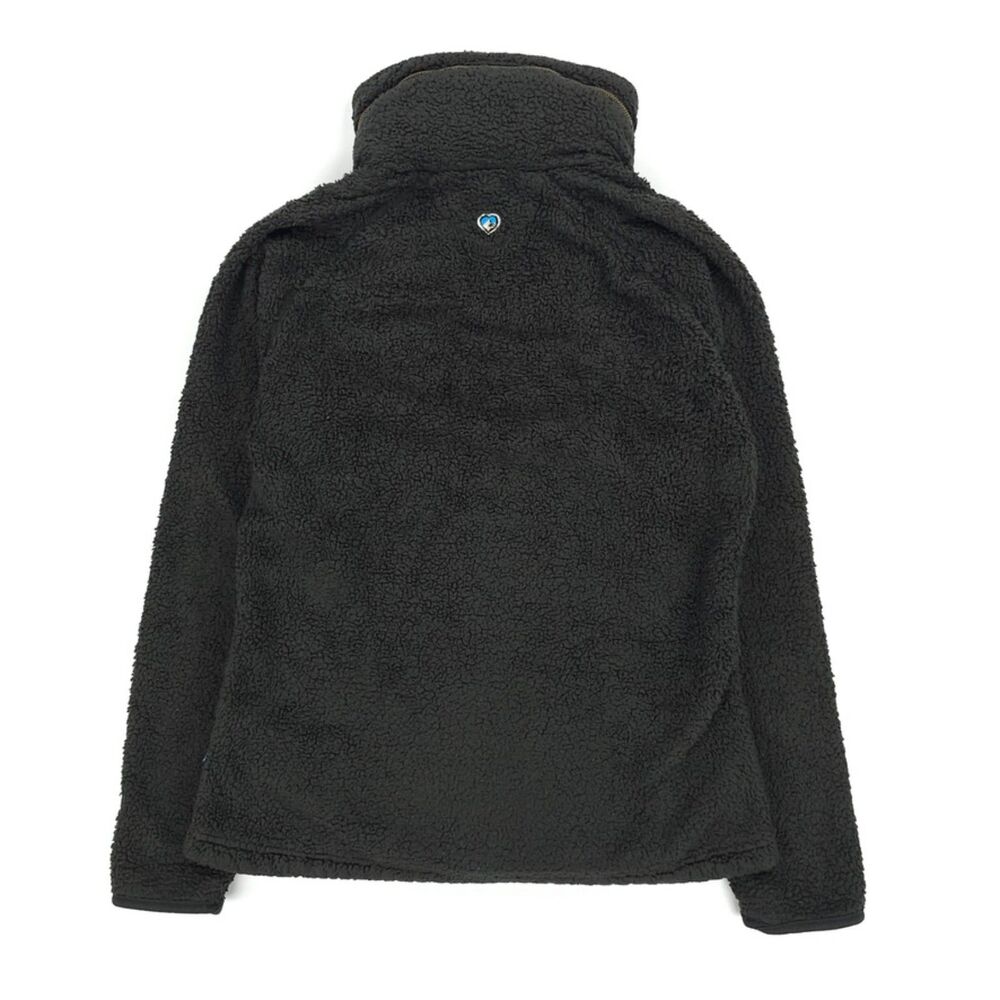 KUHL Flight Jacket Brown Fleece Hoodie Full Zip Gorpcore Athleisure Boho Sporty - Picture 9 of 12